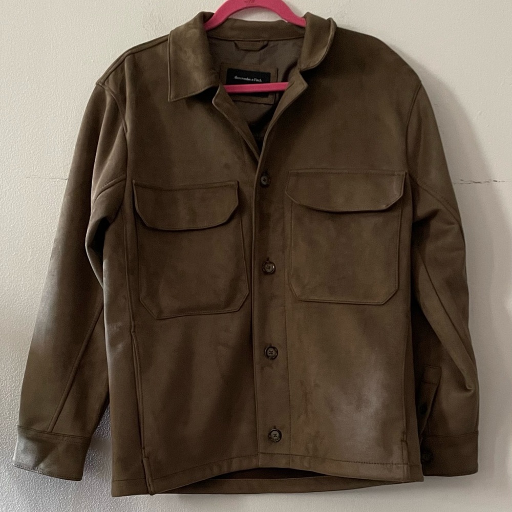 Abercrombie & Fitch Medium Suede Brown Relaxed Vegan